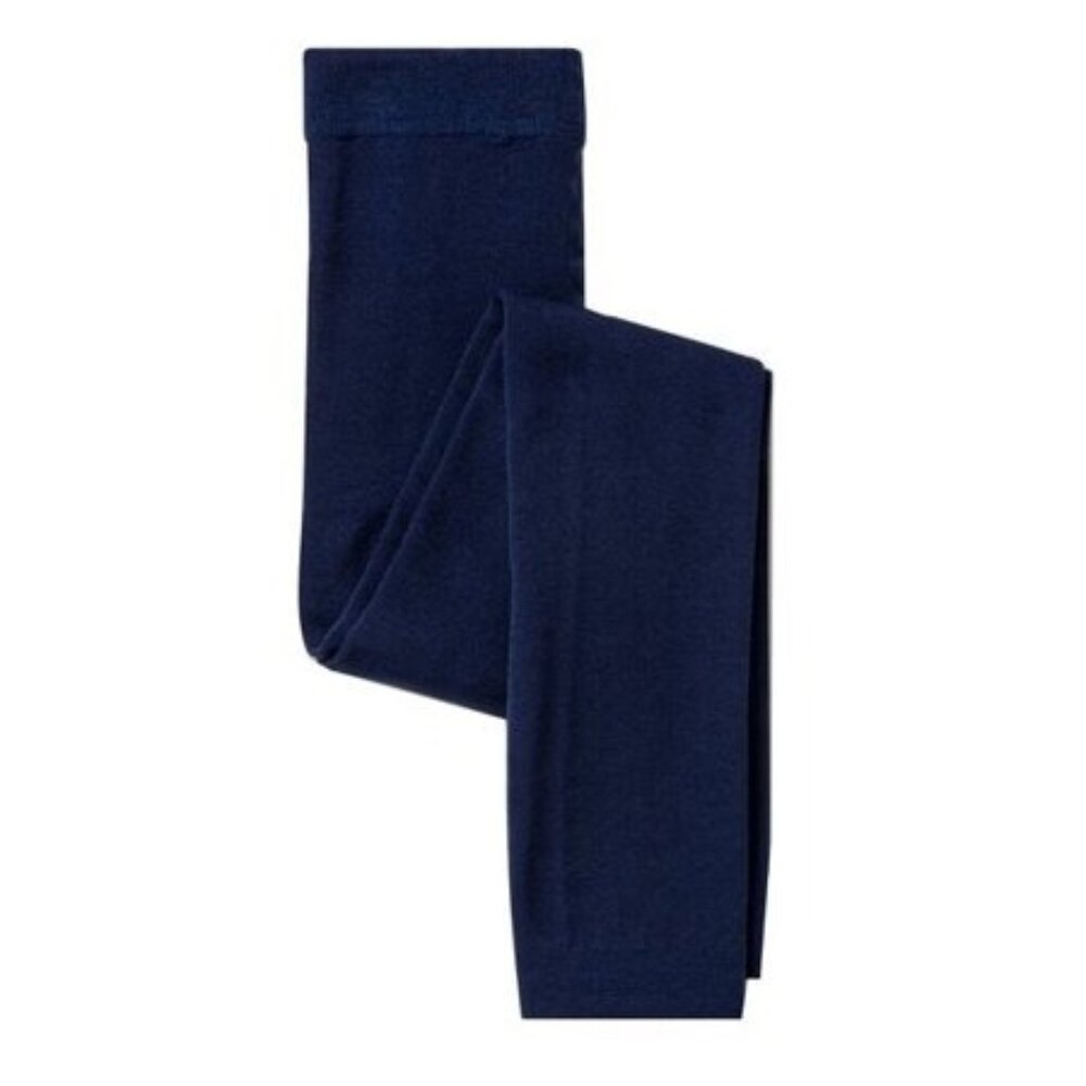 Cat & Jack Girls Fleece-Lined Navy Leggings Size 4-6X Cozy & Warm